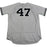 Jordan Montgomery New York Yankees 2017 Game Used #47 Grey Jersey (6/15/2017)(JB971493)(48)