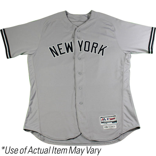 Michael Pineda New York Yankees 2017 Game Used #35 Grey Jersey (Cool Base)(4/22/2017)(JC107978)