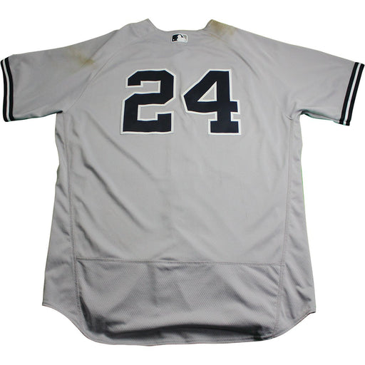 Gary Sanchez New York Yankees Game Used #24 Road Jersey (7/23/2017)(JC362935)