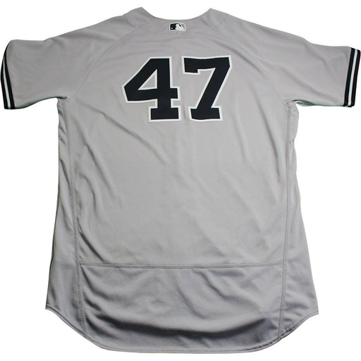 Jordan Montgomery New York Yankees Game Used #47 Road Jersey (7/19/2017)(JC424545)