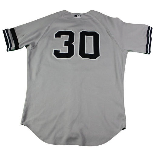 David Robertson New York Yankees 2017 Game-Used #30 Grey Jersey (9/24/2017)(JB849984)