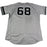 Dellin Betances New York Yankees 2017 Game-Used #68 Grey Jersey (9/24/2017)(JC009316)