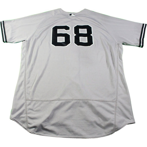 Dellin Betances New York Yankees Game-Used  #68 Grey Jersey (5/21/2017)(JC195728)(52)