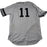 Brett Gardner New York Yankees 2017 ALCS Game Used #11 Grey Jersey 10/13-10/21/17(JD374537)(44)
