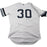 David Robertson New York Yankees 2017 ALCS Game Used #30 Grey Jersey 10/13-10/21/17(JD374523)(46)