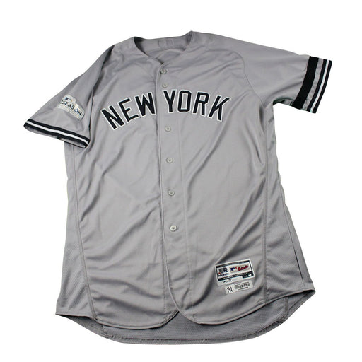 Jordan Montgomery New York Yankees 2017 Game Used #47 Postseason Road Jersey ALDS Game 1 & 5 (48)(JC052509)