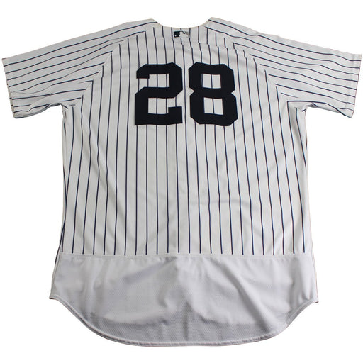 Joe Girardi  New York Yankees Game Used #28 Pinstripe Jersey (7/9/2017)(JB769235)