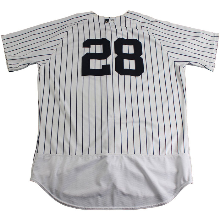 Joe Girardi  New York Yankees Game Used #28 Pinstripe Jersey (7/9/2017)(JB769235)