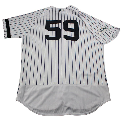 Rob Thomson New York Yankees Game Used #59 Pinstripe Jersey (10/1/2017)(JC009696)