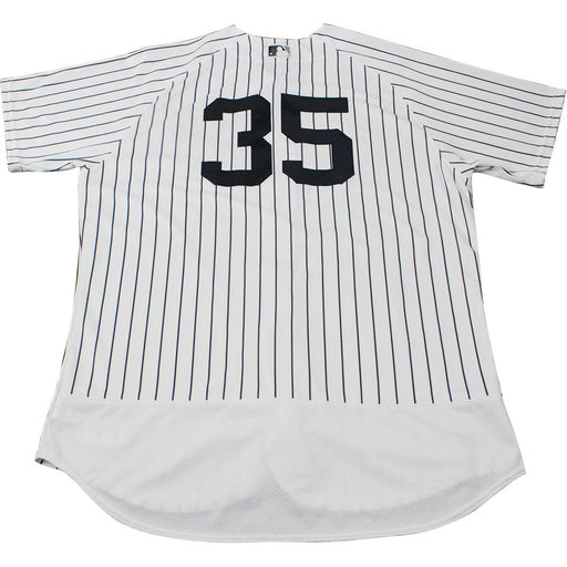 Michael Pineda New York Yankees 2017 Game Used #35 Pinstripe Jersey(4/29/2017)(JB713430)