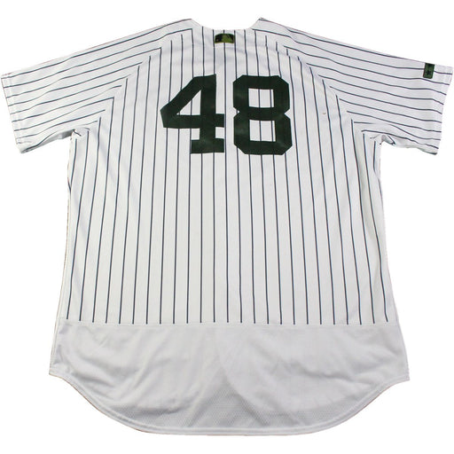 Chris Carter New York Yankees Game Used #48 Memorial Day Weekend Pinstripe Jersey (5/28/2017)(JC357055)(50)