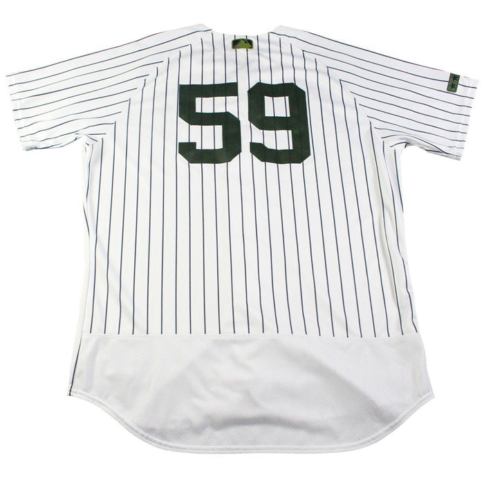 Rob Thomson New York Yankees Game Used #59 Memorial Day Weekend Pinstripe Jersey (5/28/2017)(JC357031)(48)