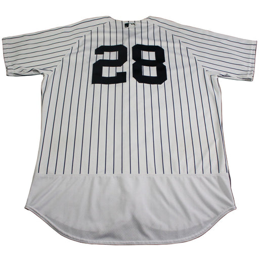 Joe Girardi New York Yankees 2017 Game Used #28 Pinstripe Jersey (6/11/2017)(JC357140)