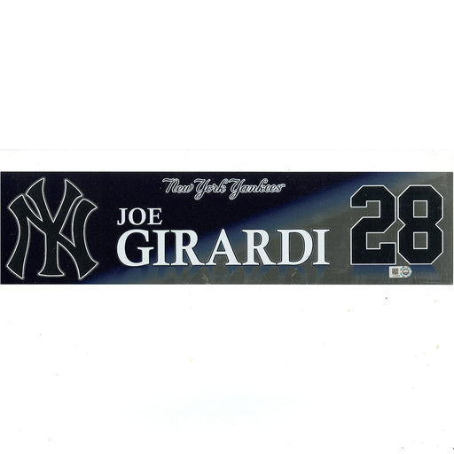 Masahiro Tanaka New York Yankees Game Used #19 Locker Nameplate (10/3/2017)(JB713804)