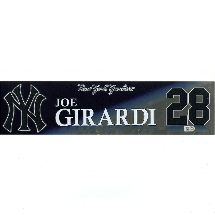 Masahiro Tanaka New York Yankees Game Used #19 Locker Nameplate (10/3/2017)(JB713804)