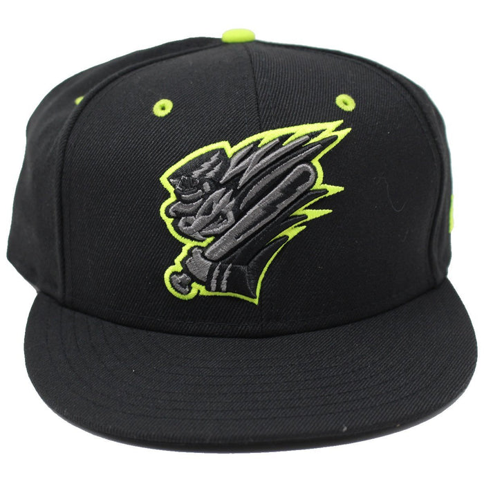 Greg Bird 2017 Scranton/Wilkes-Barre RailRiders #33 Alternate Black/Green Hat (SWB RailRiders LOA)