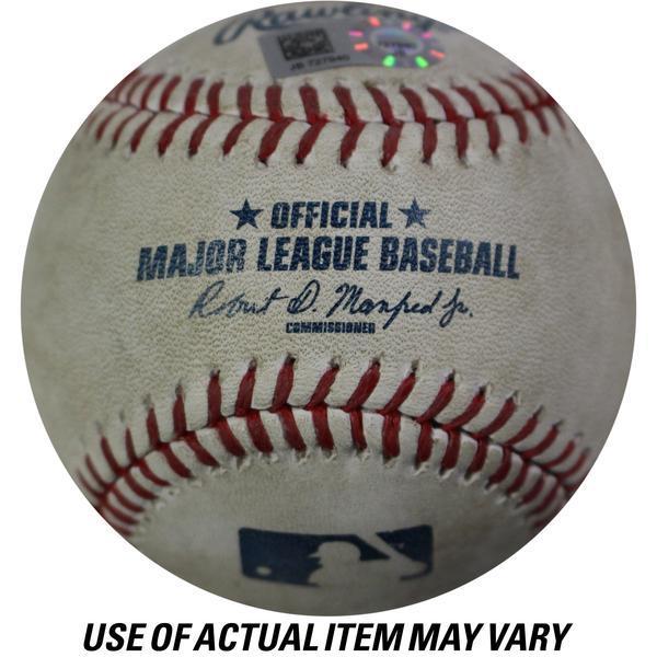 Orioles at Yankees Game Used Baseball 9/17/2017 (HZ934981)(Top 1 - Manny Machado - 1 - Called Strike  Top 1 - Manny Machado - 2 - Ball)