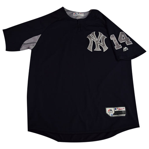 Neil Walker New York Yankees 2018 Game Issued #14 BP Pullover  (JD207207)