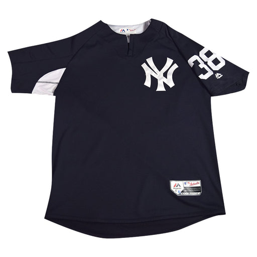 Jonathan Loaisiga New York Yankees 2018 Game Issued #38 BP Pullover  (JD207173)