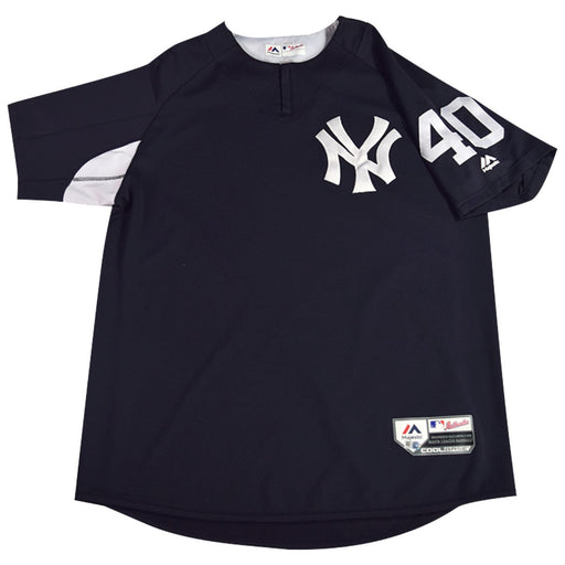 Luis Severino New York Yankees 2018 Game Issued #40 BP Pullover  (JD207373)