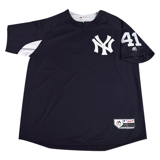 Miguel Andujar New York Yankees 2018 Game Issued #41 BP Pullover  (JD207157)