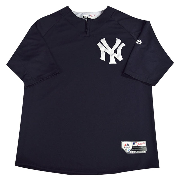 Reggie Willits New York Yankees 2018 Game Issued #50 BP Pullover  (JD207364)