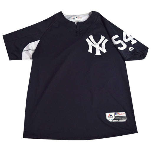 Aroldis Chapman New York Yankees 2018 Game Issued #54 BP Pullover  (JD207359)