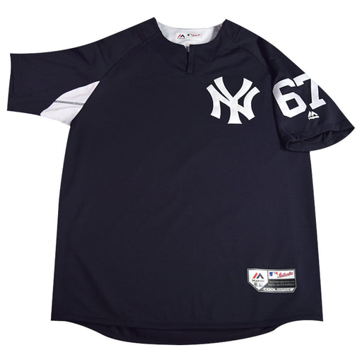 A.J. Cole New York Yankees 2018 Game Issued #67 BP Pullover  (JD207184)