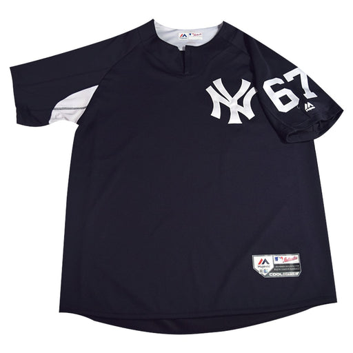 A.J. Cole New York Yankees 2018 Game Issued #67 BP Pullover  (JD207185)