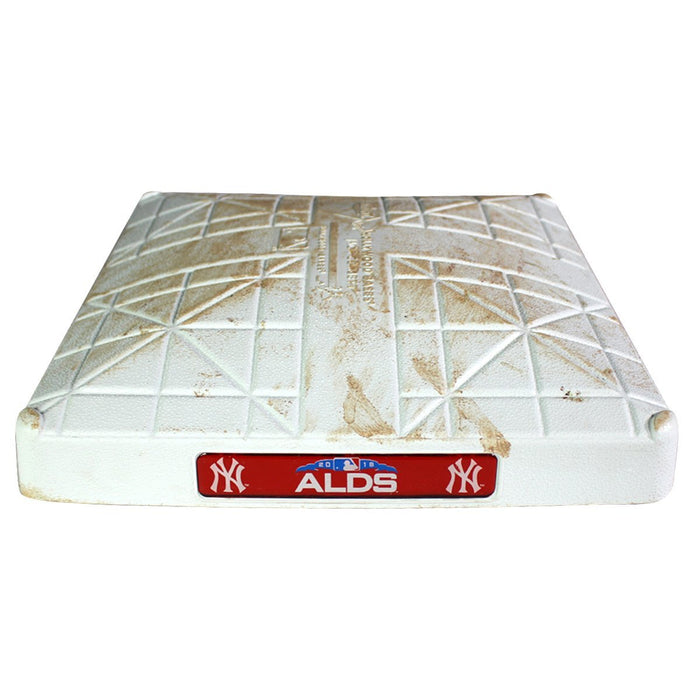 Red Sox at Yankees 10-8-2018 American League Division Series Game 3 Game Used Second Base (Inn 3-5)(JD591554)