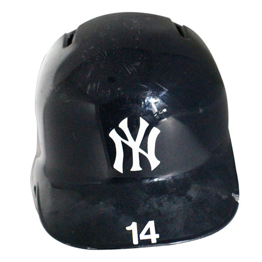 Neil Walker (Right Ear Flap) New York Yankees 2018 Game Used #14 Home Batting Helmet (9/22/2018 & 10/9/2018) (JB745749)