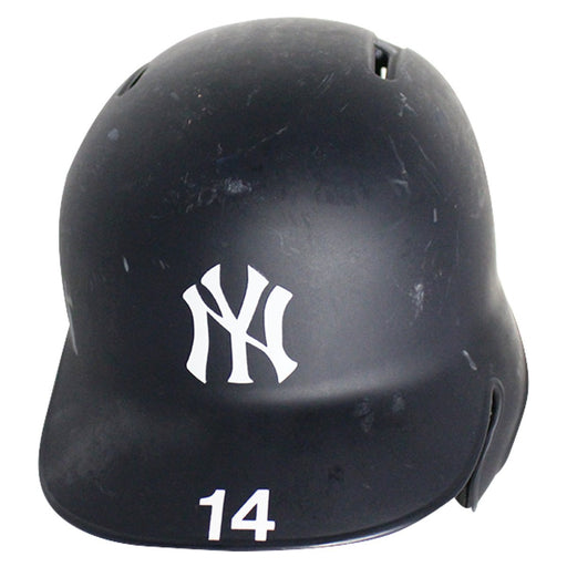 Neil Walker New York Yankees 2018 Game Used #14 Road Batting Helmet (9/25/2018) (JB745795)