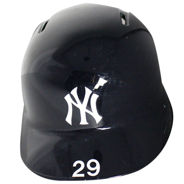 Brandon Drury New York Yankees 2018 Game Issued #29 Home Batting Helmet (No Date) (JB745850)