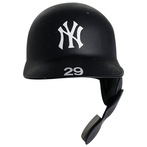 Adeiny Hechavarria New York Yankees 2018 Game Used #29 Road Batting Helmet (9/24/2018) (JB745786)