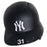 Aaron Hicks (Left Ear Flap) New York Yankees 2018 Game Used #31 Road Batting Helmet (9/28/2018 & 10/5/2018) (JB720596)