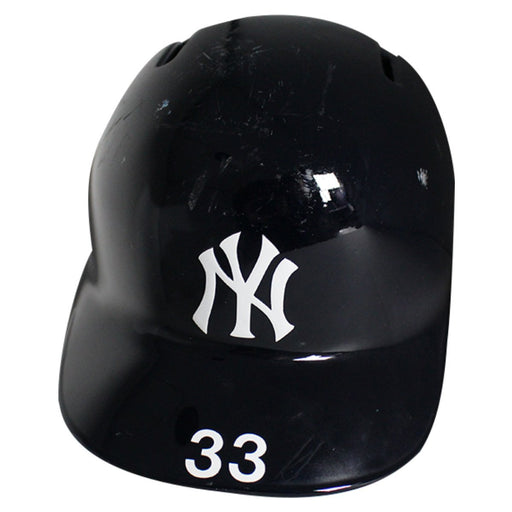 Greg Bird New York Yankees 2018 Game Issued #33 Home Batting Helmet (No Date) (JB745734)