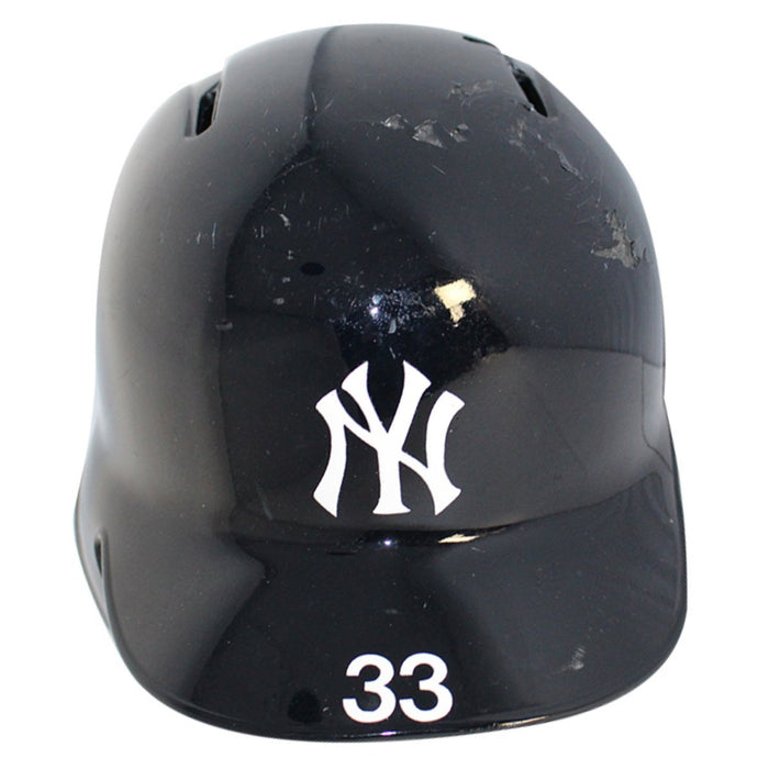 Greg Bird New York Yankees 2018 Game Issued #33 Home Batting Helmet (No Date) (JB745834)