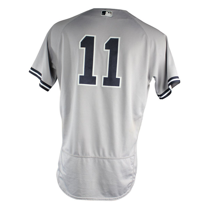 Brett Gardner New York Yankees 2018 Road Game Used #11 Jersey (6/27/2022) (JD358864) (0-3)