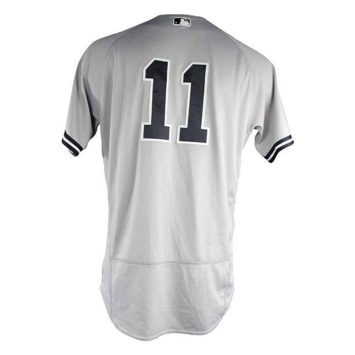 Brett Gardner New York Yankees 2018 Road Game Used #11 Jersey (7/15/2018) (JD461968) (1-4)