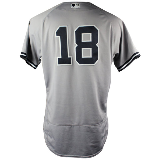 Didi Gregorius New York Yankees 2018 Road Game Used #18 Jersey (6/10/2018) (JB832806) (0-3)