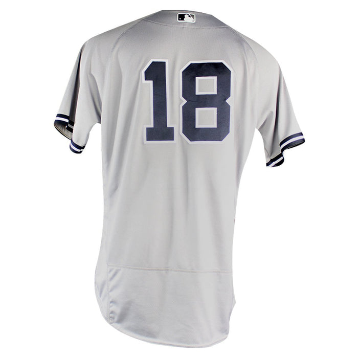 Didi Gregorius New York Yankees 2018 Road Game Used #18 Jersey (6/27/2026) (JD358861) (1-4)