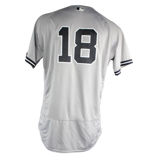 Didi Gregorius New York Yankees 2018 Road Game Used #18 Jersey (7/15/2018) (JD461967) (1-4)