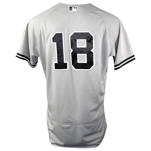 Didi Gregorious New York Yankees 2018 Road Game Used #18 Jersey (7/25/2018) (JD304459) (1-4)