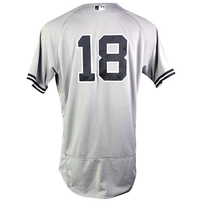 Didi Gregorius New York Yankees 2018 Road Game Used #18 Jersey (8/8/2018) (JD293378) (DNP)