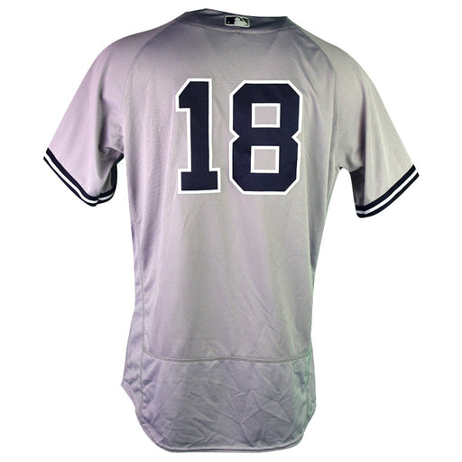 Didi Gregorius New York Yankees 2018 Road Game Used #18 Jersey (9/30/2018) (JB745522) (DNP)