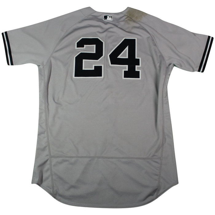 Gary Sanchez New York Yankees 2018 Road Opening Day Game Used #24 Jersey (3/29/2018) (JB904516)