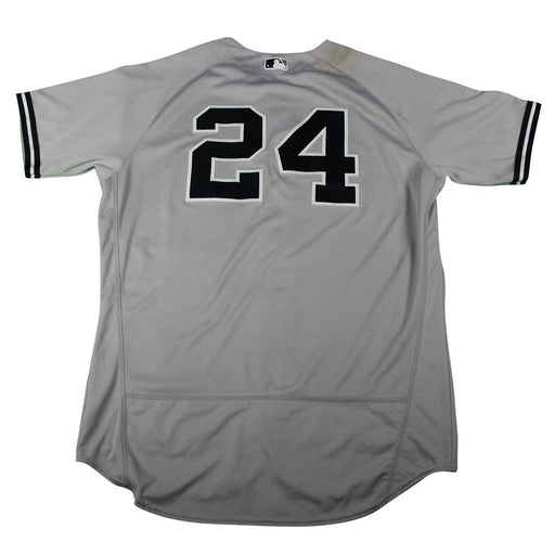 Gary Sanchez New York Yankees 2018 Road Game Used #24 Jersey (5/3/2018) (JD431947)