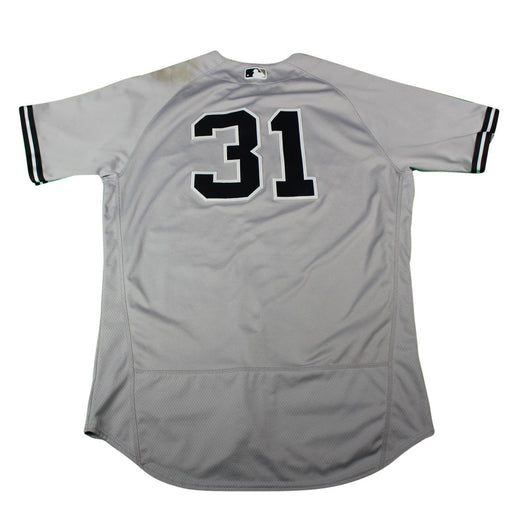 Aaron Hicks New York Yankees 2018 Road Game Used #31 Jersey (5/3/2018) (JD431942)