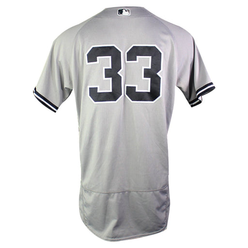 Greg Bird New York Yankees 2018 Road Game Used #33 Jersey (8/8/2018) (JD293387) (1-5)