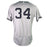 J.A. Happ New York Yankees 2018 Road Game Used #34 Jersey (9/28/2018) (JD162245) (Win #17, 6IP, 4 Hits, 4 runs, 7K's)